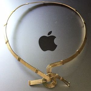 14K plated gold necklace